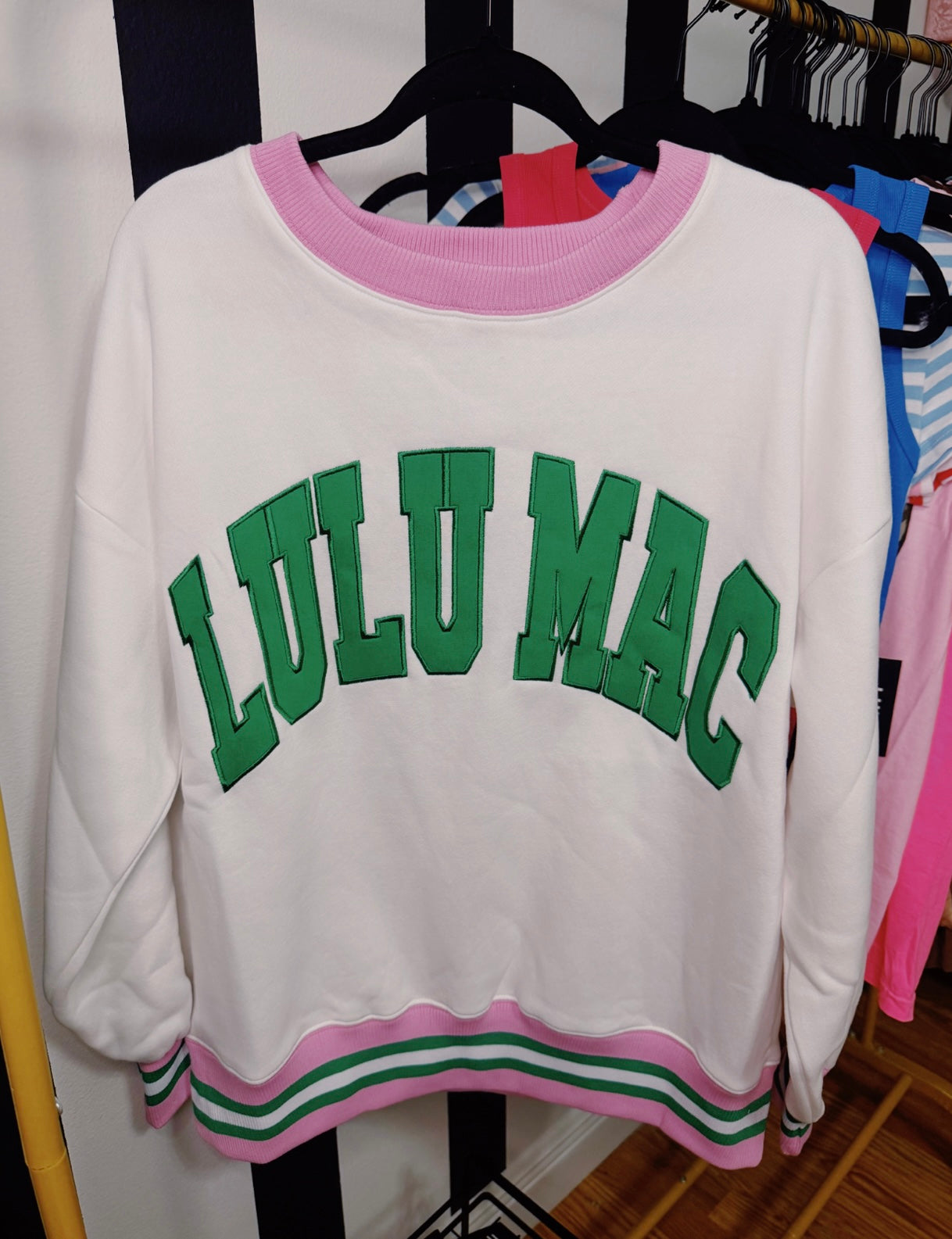 GREEN STICH LULU MAC