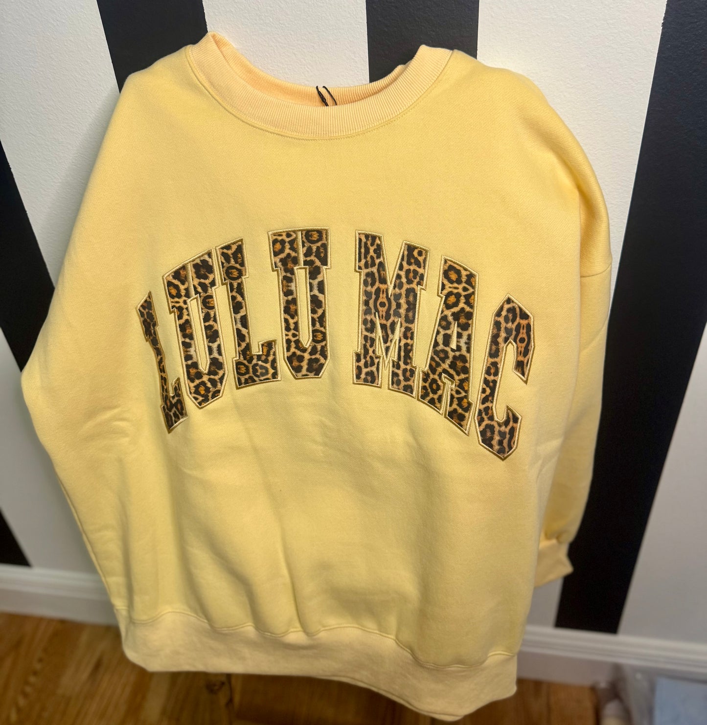 YELLOW CHEETAH LULU MAC CREW