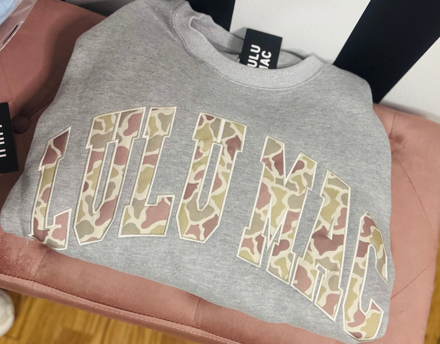 GREY CAMO LULU MAC CREW
