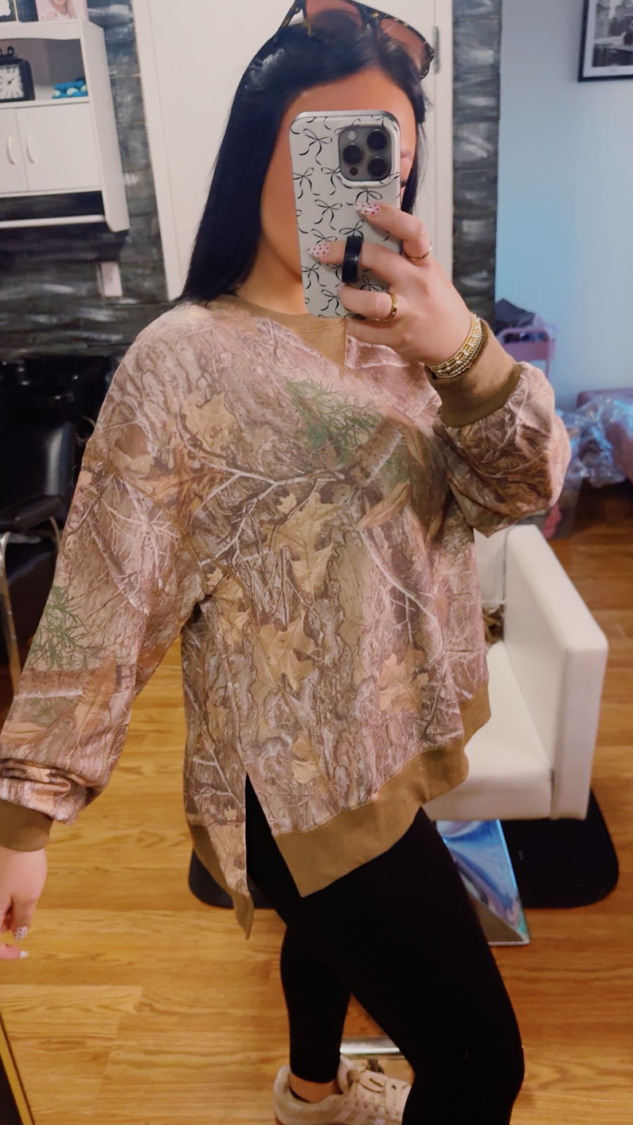 VINTAGE CAMO TERRY PULLOVER