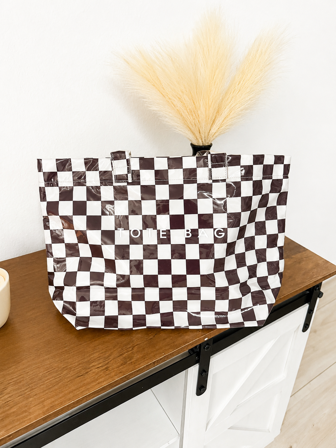 BURGUNDY TOTE BAG