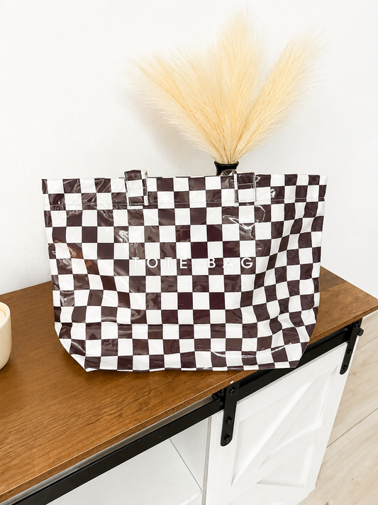 BURGUNDY TOTE BAG