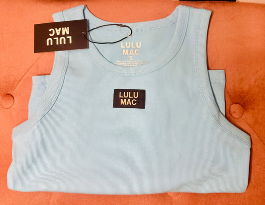 BABY BLUE LULU MAC TANK