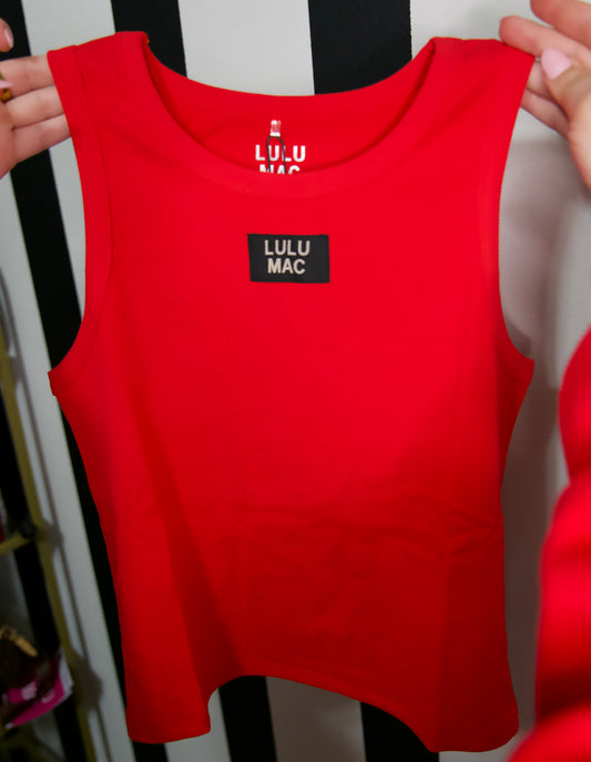 RED LULU MAC TANK