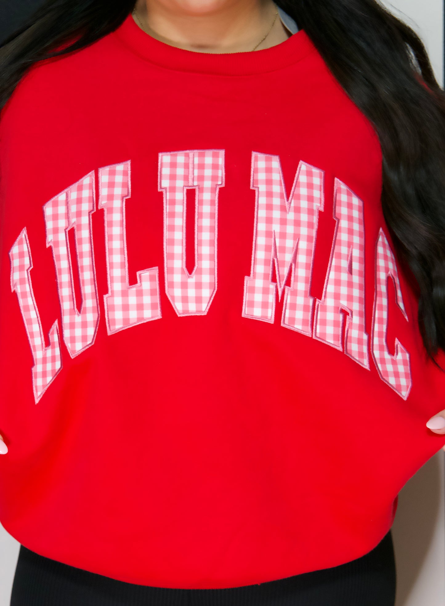 RED & PINK GINGHAM LULU MAC