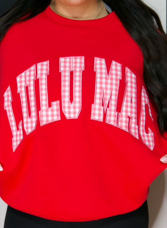 RED & PINK GINGHAM LULU MAC
