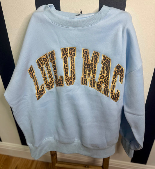 BLUE CHEETAH LULU MAC CREW