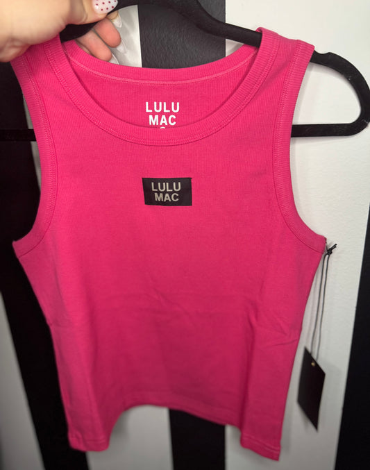 HOT PINK LULU MAC TANK
