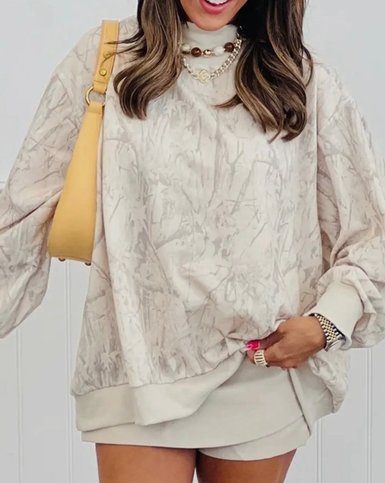 CAMO MOCKNECK