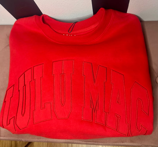 RED LULU MAC CREW