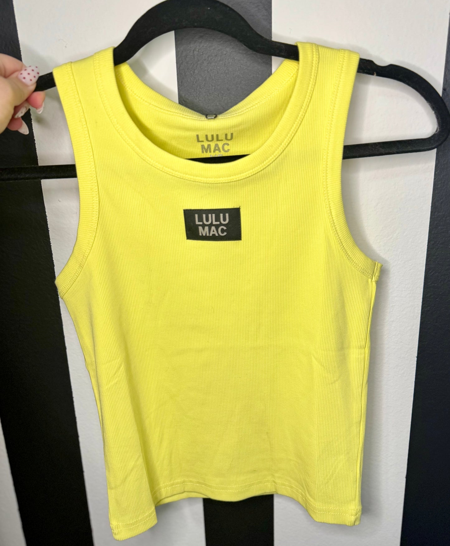 NEON YELLOW LULU MAC TANK