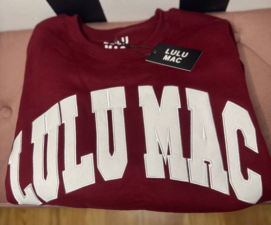 MAROON LULU MAC CREW
