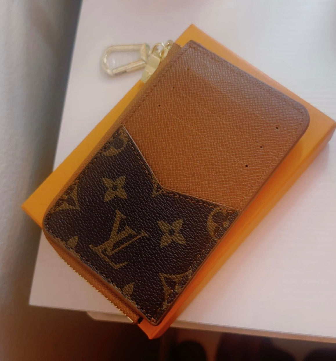 JASMINE BRWN WALLET/KEYCHAIN