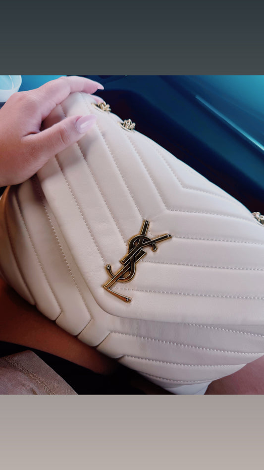 LARGE MIA PURSE (CREAM)