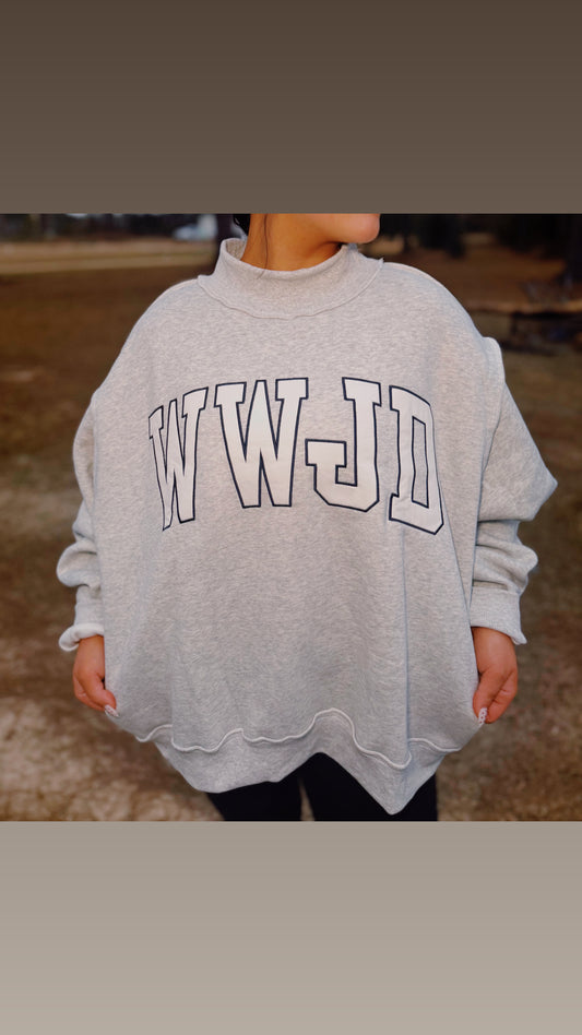 WWJD MOCKNECK