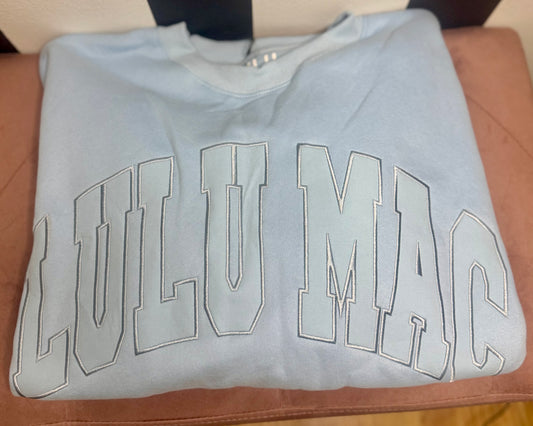 BABY BLUE LULU MAC CREW