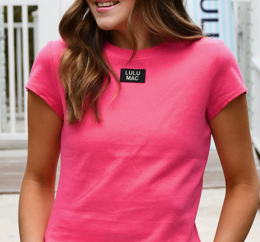 HOT PINK BABY TEE