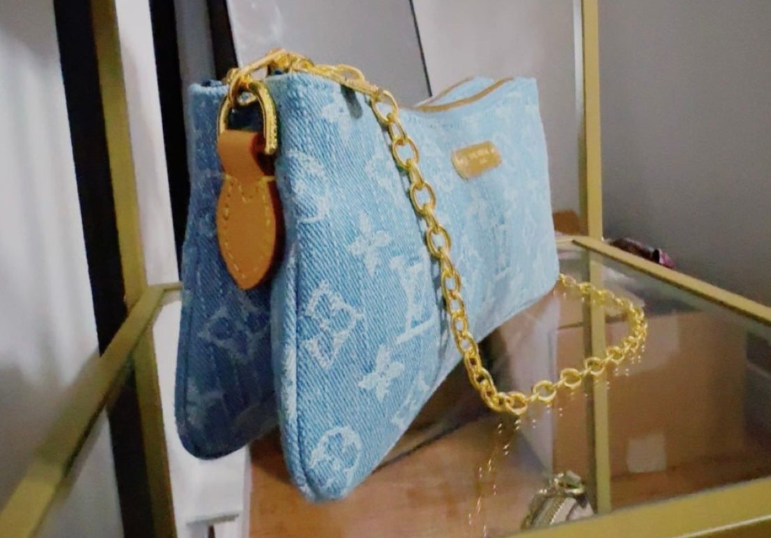 BLUE JEAN BABY BAG