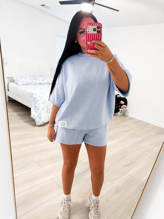 BABY BLUE LULU MAC SET